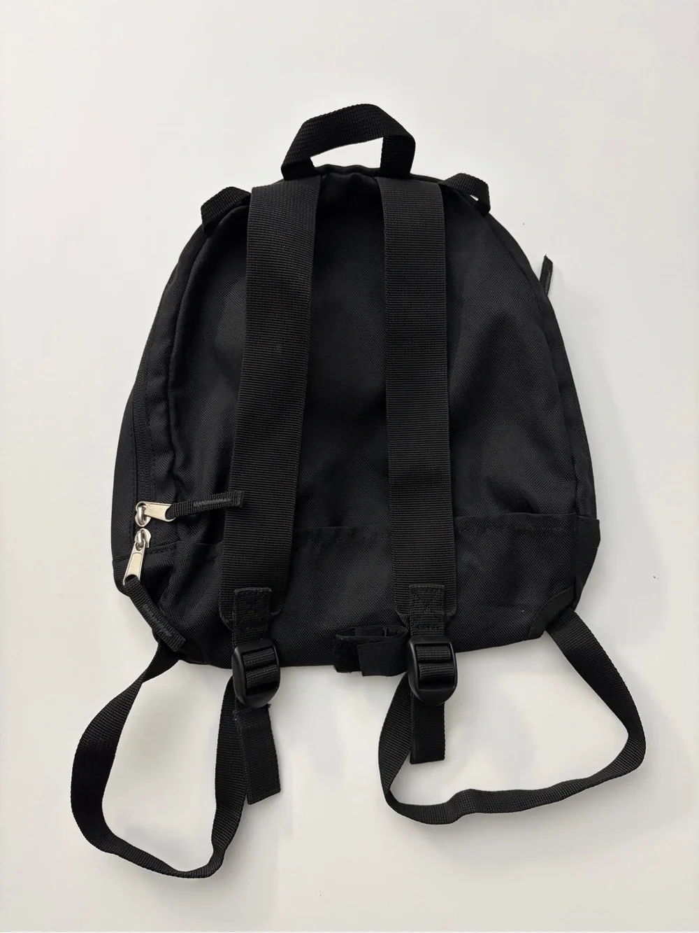 Eddie Bauer Black & Blue Nylon Mini Small Backpack | Hiking, Travel Bag